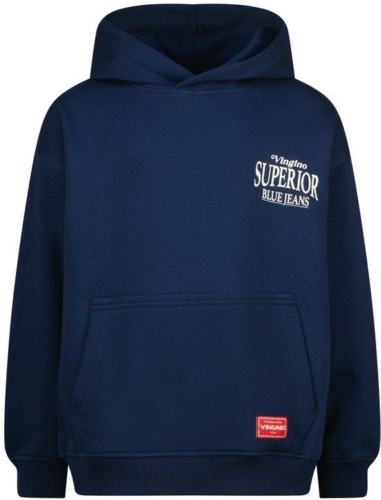Vingino Noka Jongens Sweater Donkerblauw Katoen 176