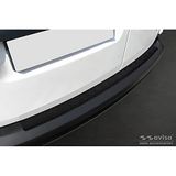 Matzwart Avisa Matzwart Aluminium Achterbumperprotector passend voor Volkswagen Caddy 2004-2015 & FL 2015-2020 'Riffled Plate'