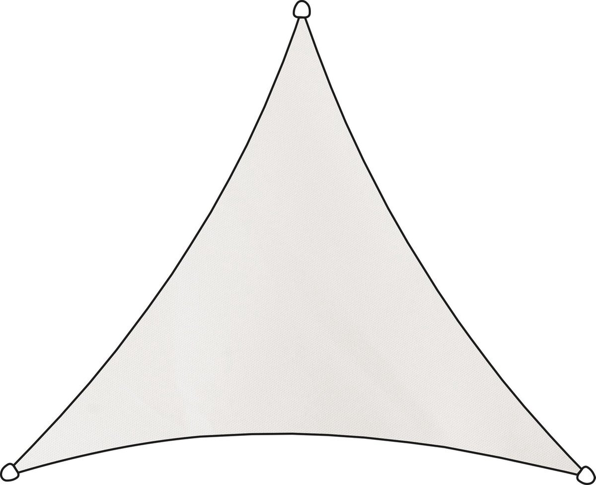 Livin' outdoor schaduwdoek polyester driehoek 3.6m wit