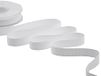 Furlanis - Decoratieve gros grain, band caneté, Italiaanse stof - optisch wit, 15 mm x 20 m
