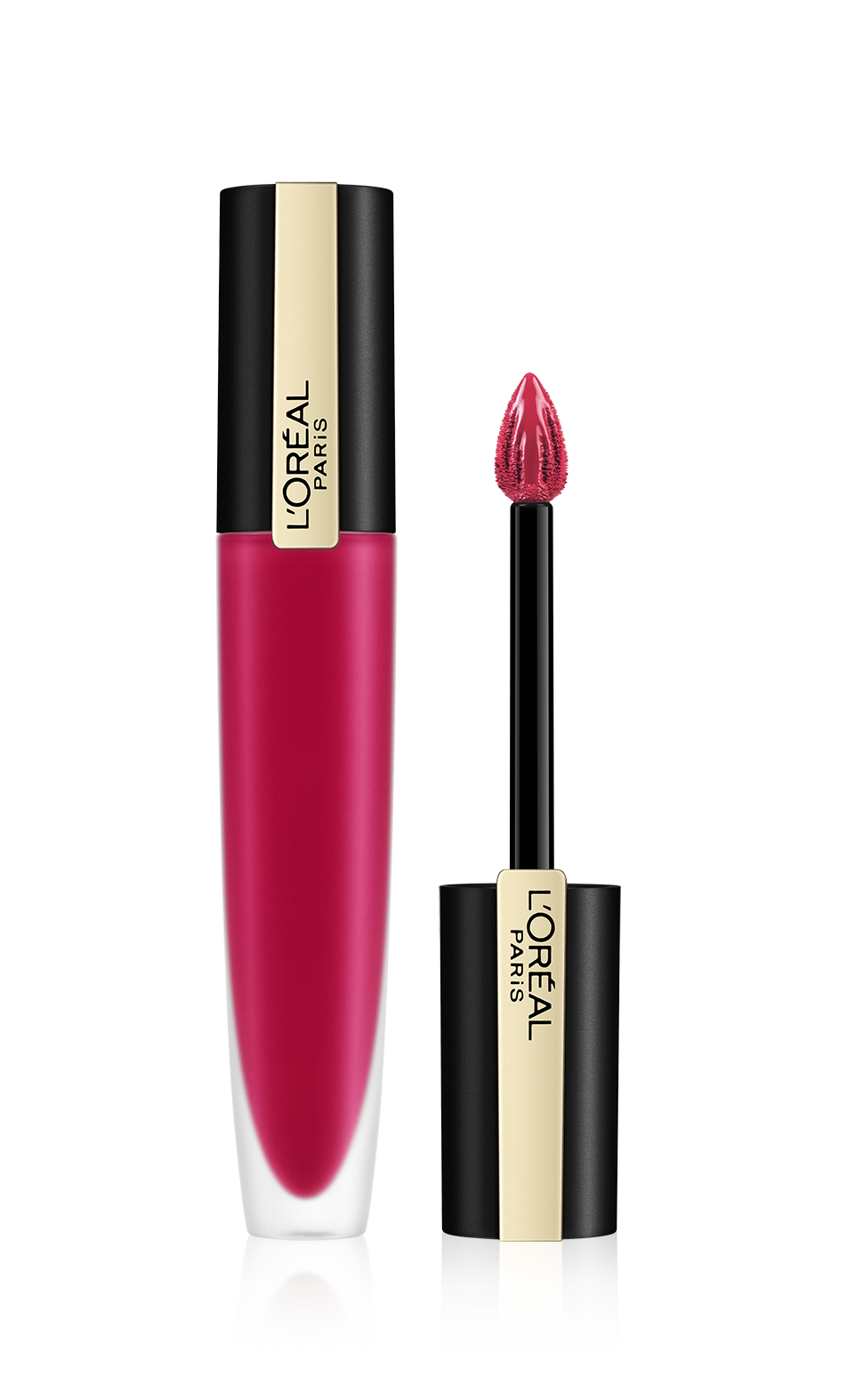 L'Oréal Make-Up Designer Rouge Signature Lipstick - 114 I Represent - Roze - Matte Vloeibare Lippenstift - 7 ml