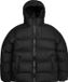Rains Veste matelassée Manches longues à capuche Imperméable - Noir
