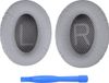 Vervangende MMOBIEL Vervangende Oorkussens voor Bose QuietComfort 35 (QC35)/Bose Quiet Comfort 35 II (QC35 II) Over-ear Hoofdtelefoon - Licht Grijs