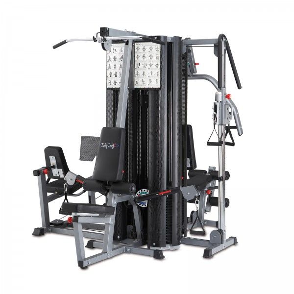 BodyCraft X4 Krachtstation - studiokwaliteit - 4 gebruikers - verstelbaar - incl. gewichten