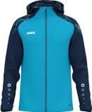 Jako Sonic Jas Met Kap Heren - Aqua / Marine | Maat: M