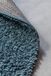 Hanse Home Vloerkleed Soft Twist rond hoogpolig Petrol blauw 100 cm