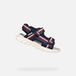 GEOX SANDAL AIRADYUM JONGENS Sandalen - MARINEBLAUW/ROOD - Maat 36