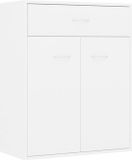 vidaXL Dressoir 60x30x75 cm bewerkt hout wit
