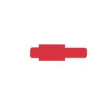 Leitz 60300025 Steeksignaal (harde folie) 50 stuks rood