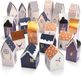 Calendrier de l'Avent à remplir - 24 calendriers de Noël - Maisons à bricoler soi-même - Boîtes - Village de Noël - Avent - À remplir soi-même - Forme de maison