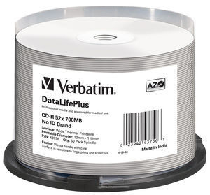 Verbatim CD-R 52x DataLifePlus