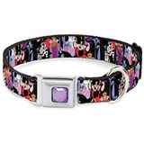 Buckle Down DC-WDY295-WM Dybf Princess Gem Dog Collar, Wide-Medium/16-58.4 cm