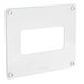 De ventilatie CF1916126B gatdop wit ABS voor rechthoekige buizen 150x70-120x60 mm