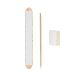 STALEKS PRO Set jetable Papmam Mix sur base en bois bâtonnet orange buff