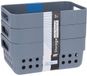 Koopman Storage Solutions - Panier de rangement - Lot de 3 - 350 ml - Azur