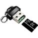 Lecteur de cartes OEM CR01 USB, microSD, Noir