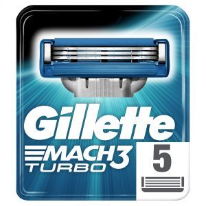 Gillette Mach 3 Turbo Scheermesjes 5 stuks