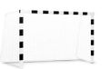 Neo-Sport Voetbaldoel 300 x 200 x 120 cm NS-465 zwart en wit