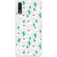P20 Cactus et Alpaga Bedrukt siliconen hoesje