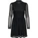 Only Only Midi-jurk - ONLERICA LIFE L/S HIGH NECK DRESS JRS - XS tot XL - voor Vrouwen - zwart