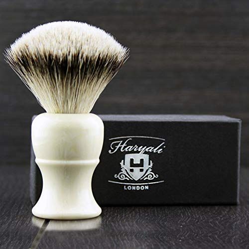 Haryali London Sophist Collection Scheerborstel - Zilver Tip Badger - ABS Kunststof Handvat