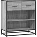 Buffet Meuble De Rangement Sonoma Gris 68x35x76 cm Bois d'ingénierie