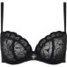 Chantelle BH 'FLEURS' zwart
