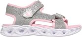 Skechers HEART LIGHTS SANDALS-SUGAR SP Sandale pour fille - Argent