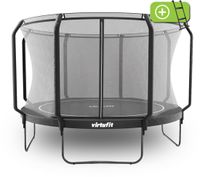 VirtuFit Premium Trampoline met Veiligheidsnet - Ø 366 cm - Zwart