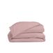 Morphea Housse de couette percale lavée - 9 coloris au choix, Rose / 200x200