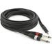 Gear4Music Stereo Minijack - Mono Jack (x2) Cable 3m