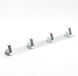 Hermeta Handdoekrek, aluminium/naturel 0654-01
