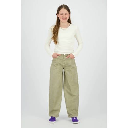 Raizzed high waist wide leg jeans wide leg jeans groen