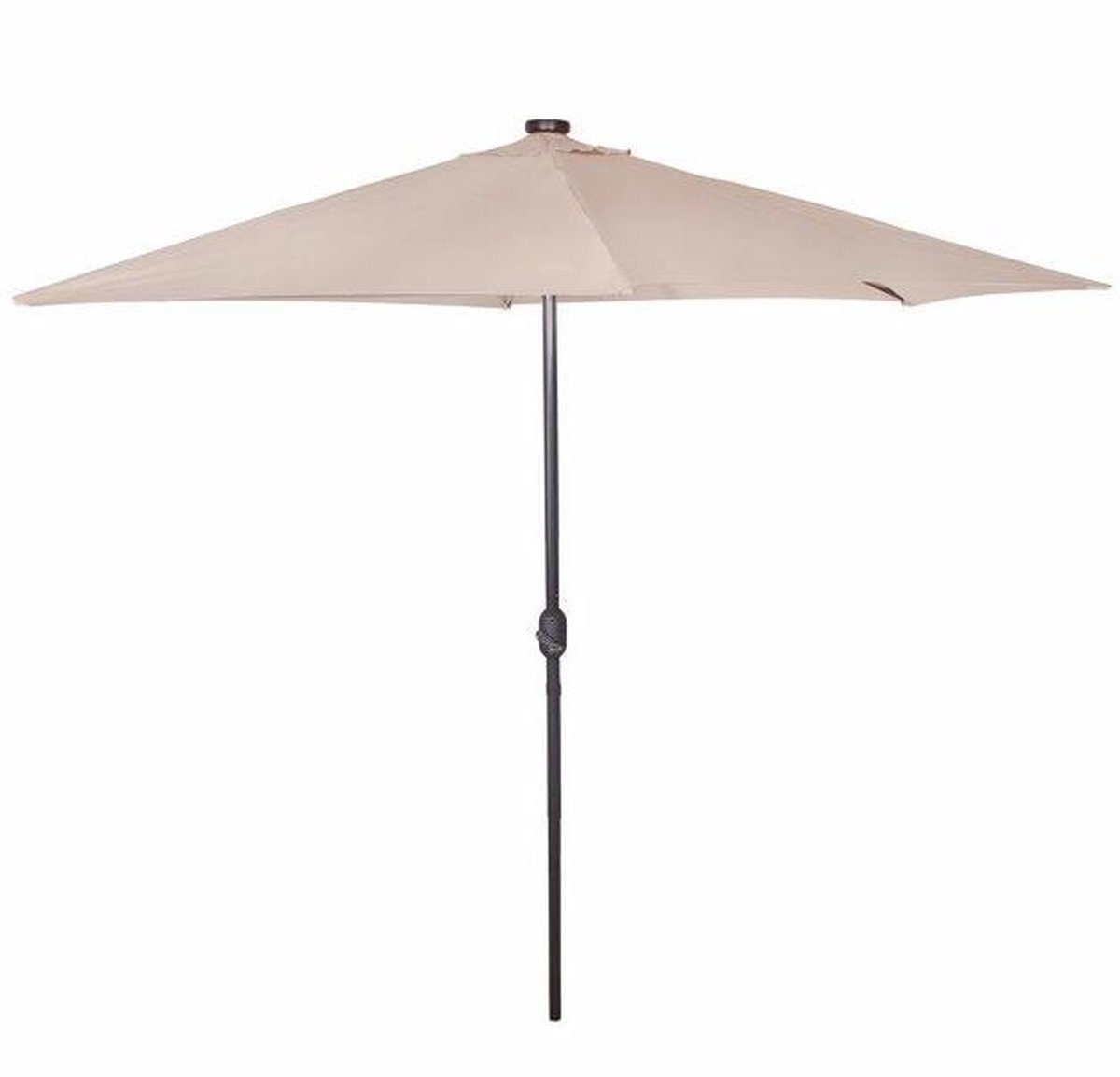 Viking Choice Parasol beige met ledlamp op zonne-energie - 300 cm diameter