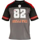 Gorilla Wear Tyler Football Jersey - Zwart/Rood - S