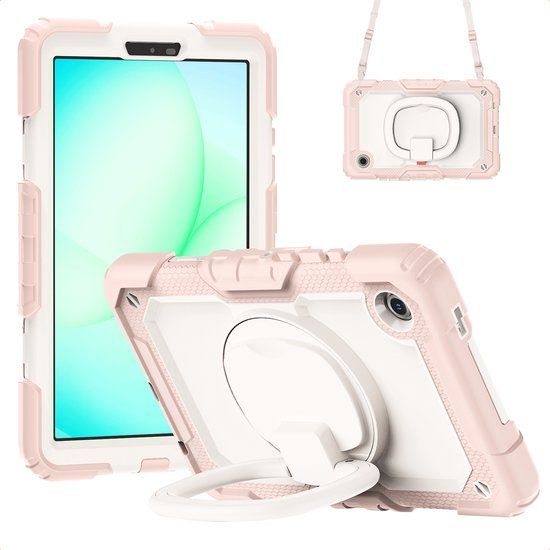 imoshion Tablet Hoes - Geschikt voor Samsung Galaxy Tab A9 Plus / Galaxy Tab A11 Plus - Backcover Kids - Roze