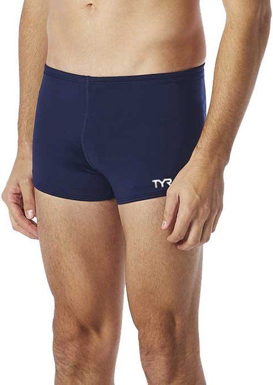 TYR Durafast Elite Heren Zwempak - Navy - Vierkante Pijpen