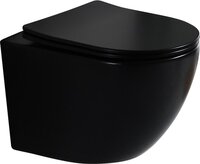 Mawialux Virginia Rimless Wall Hung Toilet - Soft Close - Matte Black