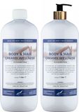 Claudius Cosmetics B.V. Body & Hair Creamy Wellness 2 x 1 liter met gouden pomp