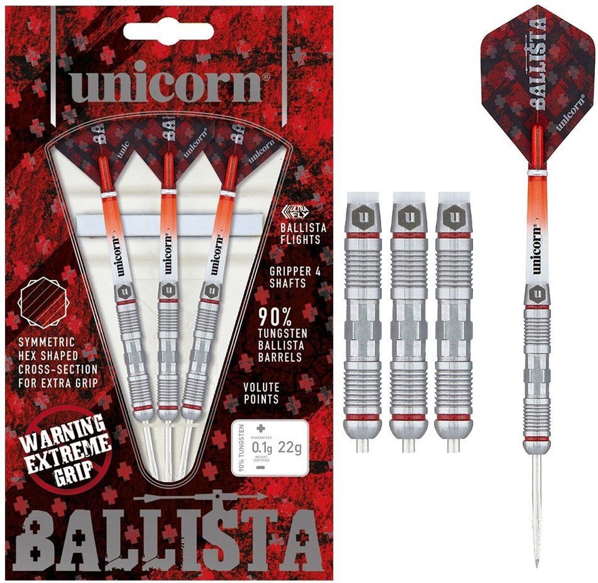 Unicorn Ballista Style 2 Dartpeiltjes - 1 Set / 23 Gr.