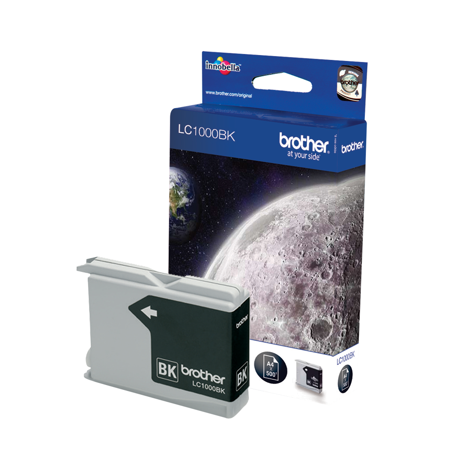 Brother LC-1000BK - Zwarte inktcartridge - 1 stuk