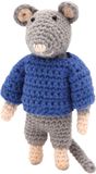 Sam & Julia Haakpakket Muisje Sam - 12 cm knuffelmuisje