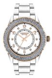 K&BROS Vrouwen 9550-2 Icetime Fashion Drie Handen Stenen Horloge