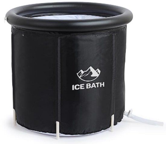 Mascot Online IJsbad of Spa Bad - 250 liter - Zwart - Opvouwbaar - Opblaasbad - Dompelbad