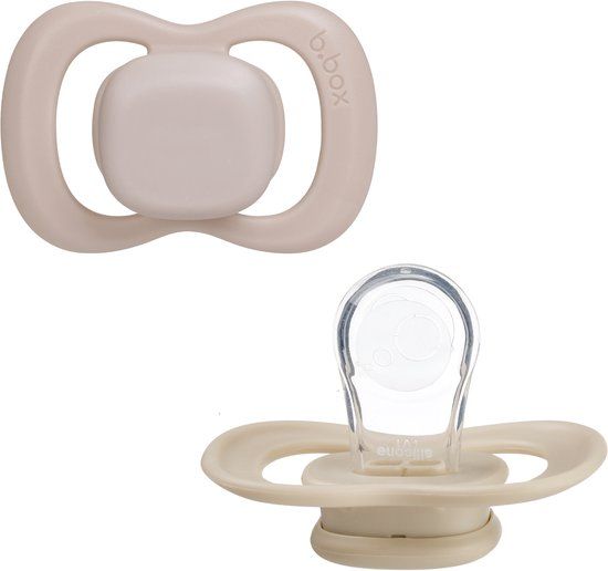 b.box Fopspeen Maat 2 (2 stuks) | Symmetrische Siliconen Speen en Schild | Veilig | BPA-vrij | 6m+