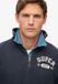 Superdry Athletic Essentials sweatshirt met halve rits - Heren - Truien