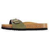 Scholl Slipper Estelle Patent Synthetic Khaki Schoenmaat 38