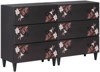 vidaXL Opbergkasten, 2 stuks, 120 x 33 x 75 cm, Massief Mango Hout
