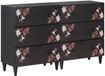 vidaXL Opbergkasten, 2 stuks, 120 x 33 x 75 cm, Massief Mango Hout