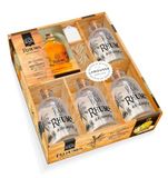 Le petit bar des rhums arrangés: Avec 4 bouteilles en verre, des étiquettes et un livret de recettes
